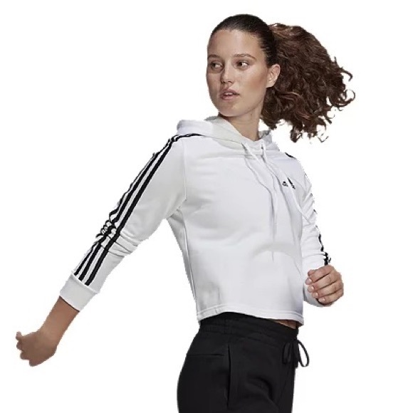 Adidas Cropped Hoodie NWT S - Picture 1 of 4